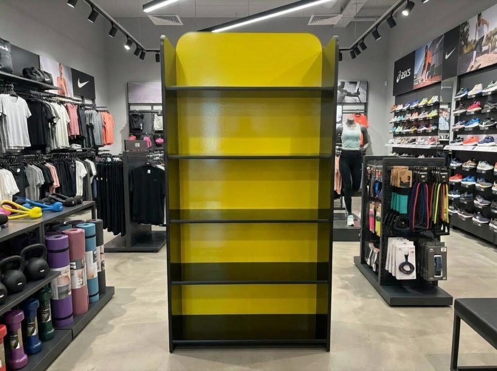 スポーツ用品店の什器